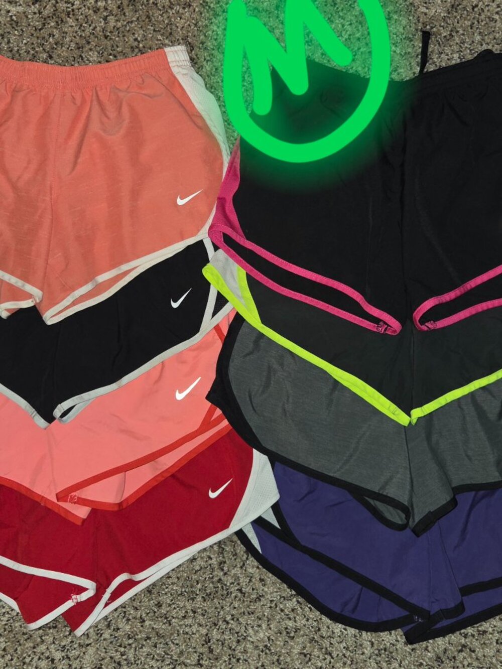 NIKE bundle lot lined athletic shorts GIRL'S size MEDIUM (10/12)